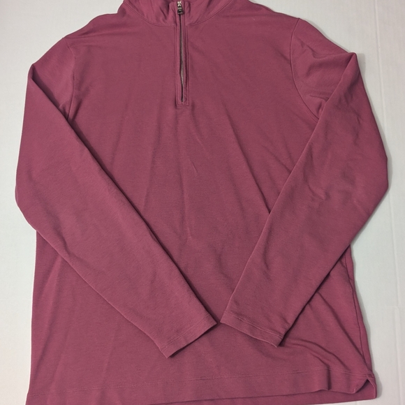PETER MILLAR CROWN CRAFTED QUARTER-ZIP PULLOVER Magenta Men's Size M NWOT